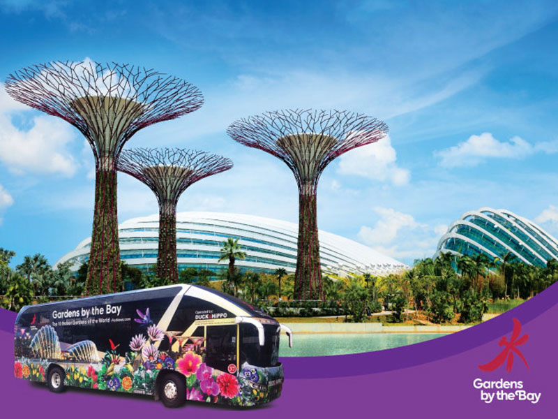 Twin Conservatories & Free Gardens by the Bay Transfer Shuttle