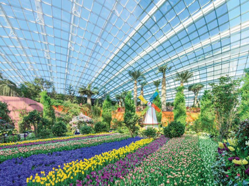 Twin Conservatories & Free Gardens by the Bay Transfer Shuttle